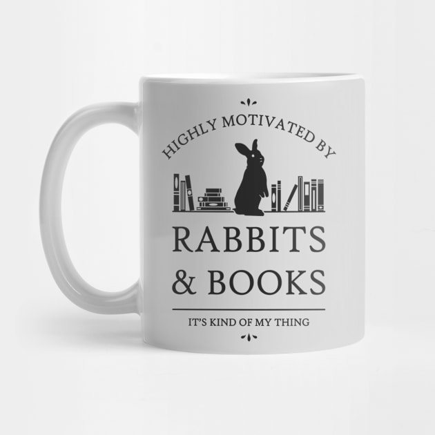 Highly Motivated by Rabbits and Books by rycotokyo81